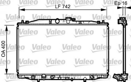 Радиатор Valeo 735049