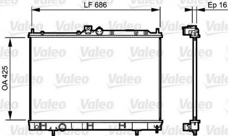 Радиатор Valeo 735201 (фото 1)