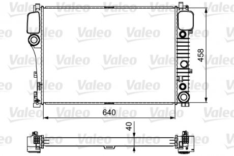 Радіатор Valeo 735299 (фото 1)