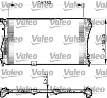 Радиатор, охлаждение двигателя Valeo 735599