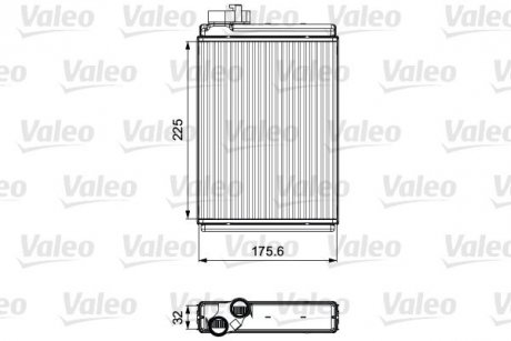 Радіатор обігрівача Valeo 811507 (фото 1)