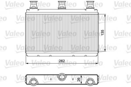 Радіатор пічки BMW Valeo 811537