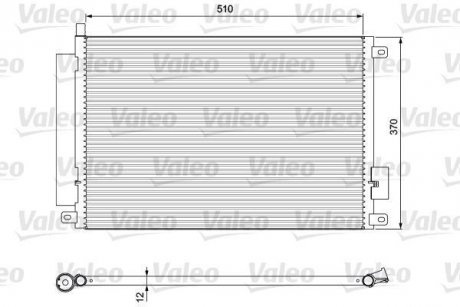 Конденсатор, кондиционер Valeo 814155