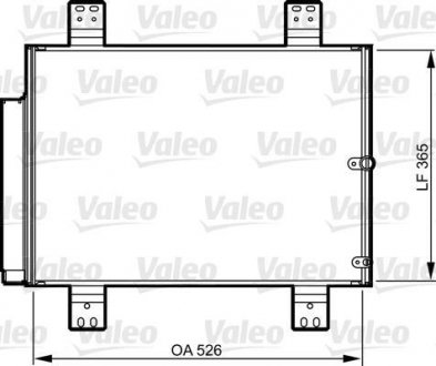 Радіатор кондиціонера Valeo 814206 (фото 1)