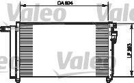 Радіатор кондиціонера Valeo 814349