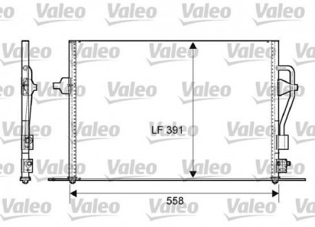 Радиатор кондиционера Valeo 817232