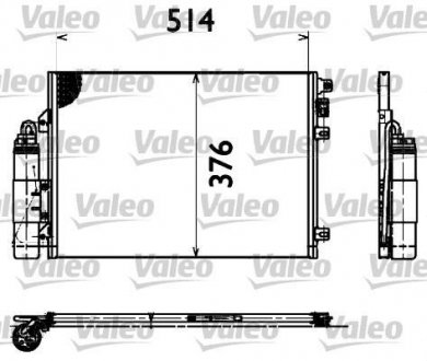 Конденсатор, кондиционер Valeo 817428