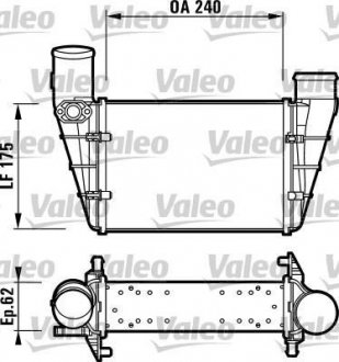 Интеркулер Valeo 817625