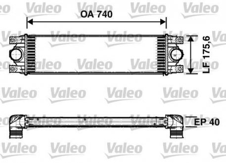 Интеркулер Valeo 817637