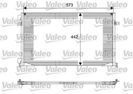 Конденсатор, кондиционер Valeo 817644