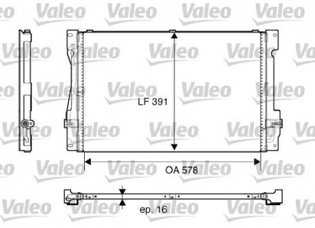 Радиатор кондиционера Valeo 817675 (фото 1)