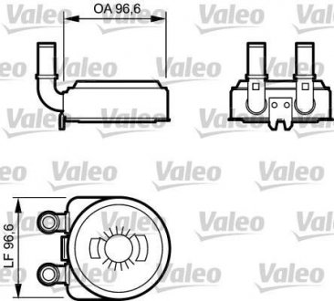 Радіатор мастила Valeo 817705