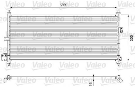 Радіатор кондиціонера Valeo 817823