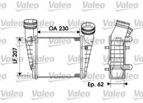 Интеркулер Valeo 817938 (фото 1)