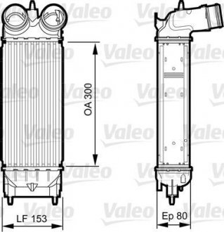 Интеркулер Valeo 818244