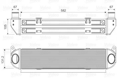 Интеркулер LANDROVER RangeRoverSport "2,7TD "04-13 Valeo 818359