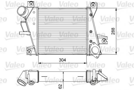 Радіатор наддуву Valeo 818360