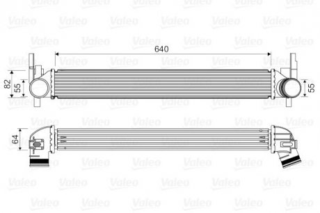 Интеркулер Valeo 818574