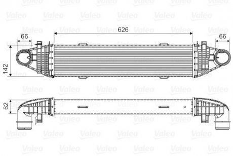 Радиатор наддува Valeo 818617