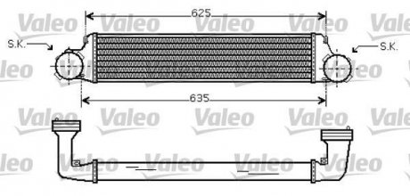 Интеркулер Valeo 818715