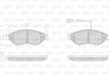 Колодки тормозные FIAT P. DUCATO 2,0-3,0D 06- Valeo 873468 (фото 1)