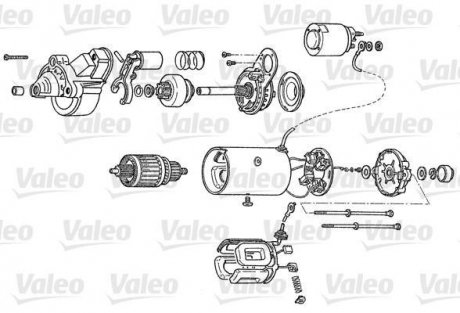 Стартер Valeo D7R17 (фото 1)