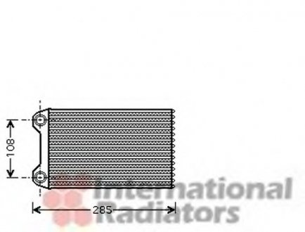 Радиатор обогревателя AUDI A4 ALL 00- LHD Van Wezel 03006223