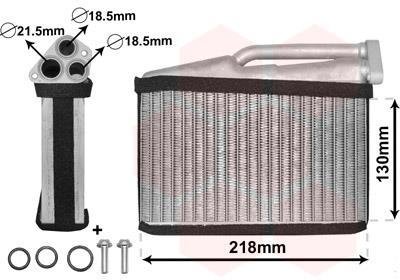 Радиатор отопителя BMW 5 E39/ X5 E53 05/00 > 2/07 Van Wezel 06006541