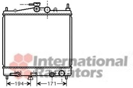 Радиатор MICRA3/NOTE 12/4/6 AT 03- Van Wezel 13002248