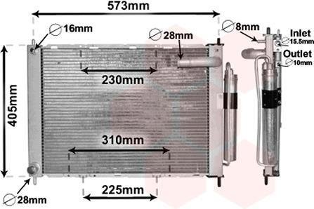 Теплообмінник Van Wezel 1300M370 (фото 1)