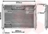 Радиатор, охлаждение двигателя. модуль охлаждения Van Wezel 4300M405 (фото 2)