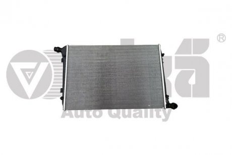 Радиатор Skoda Octavia (04-13)/VW Caddy (09-11),Golf (06-07(,Jetta (06-11),Passat (09-11)/Audi A3 (08-08)/Seat Leon (06-10) Vika 11210738601 (фото 1)