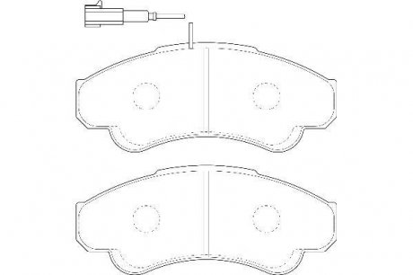 Тормозные колодки WAGNER WBP23919A