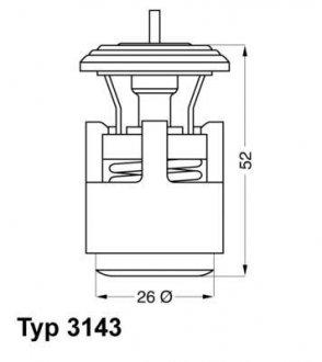 Термостат WAHLER 314387D