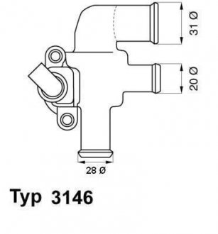 Термостат WAHLER 314690D