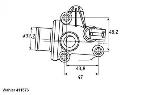 Термостат WAHLER 41157687D