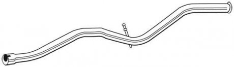 Труба выхлопного газа WALKER 07777