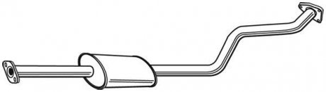 Глушник системи випуску (середній) WALKER 23504