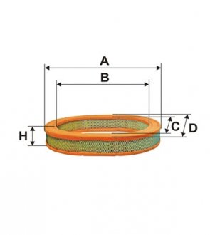 Фильтр воздуха WIX FILTERS WA6008