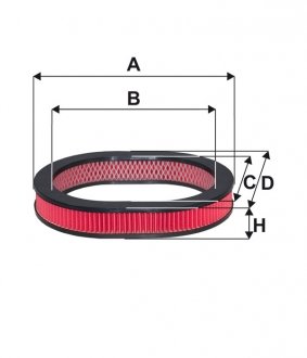 Фильтр воздуха WIX FILTERS WA6011 (фото 1)