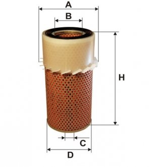 Воздушный фильтр WIX FILTERS WA6104 (фото 1)