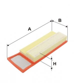 Воздушный фильтр WIX FILTERS WA9666 (фото 1)