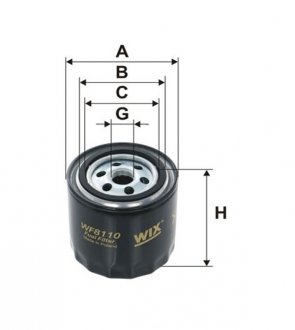 Топливный фильтр WIX FILTERS WF8110