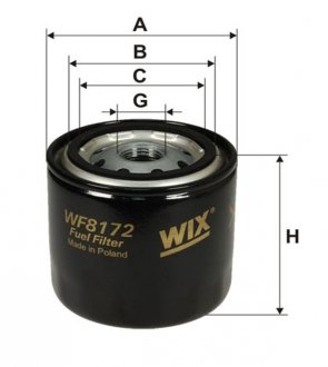 Фильтр топлива WIX FILTERS WF8172 (фото 1)