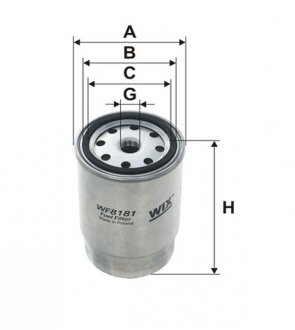 Топливный фильтр WIX FILTERS WF8181