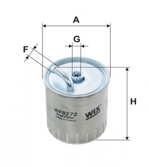 Топливный фильтр WIX FILTERS WF8272 (фото 1)