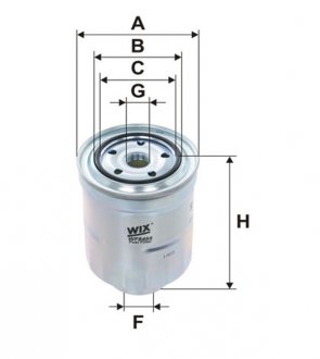 Фільтр паливний MITSUBISHI ASX, LANCER 1.8-2.2 DI-D 10- (вир-во WIX-FILTERS) WIX FILTERS WF8468