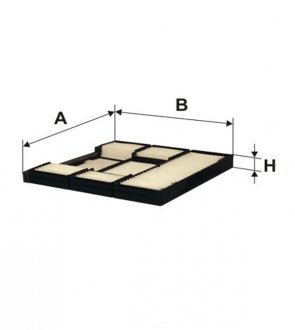 Фильтр, воздух во внутренном пространстве WIX FILTERS WP9248 (фото 1)