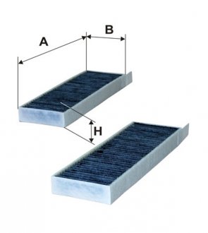 Фильтр салона (угольный) Citroen Berlingo III, C4, C4 Picasso/Peugeot 3008, 5008, Partner III WIX WIX FILTERS WP9319
