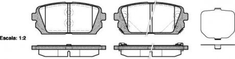 Колодки гальмівні WOKING P12033.02